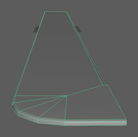 Sidewalk LOD2 wireframe with a few corner segments